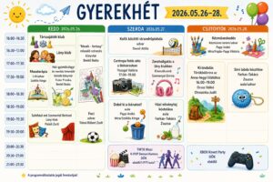 Egy hét a gyereknap jegyében a Táncsicsban
