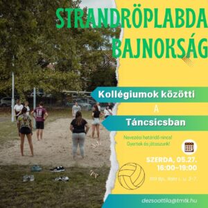 Kolik közötti strandröplabda bajnokság a Táncsicsban